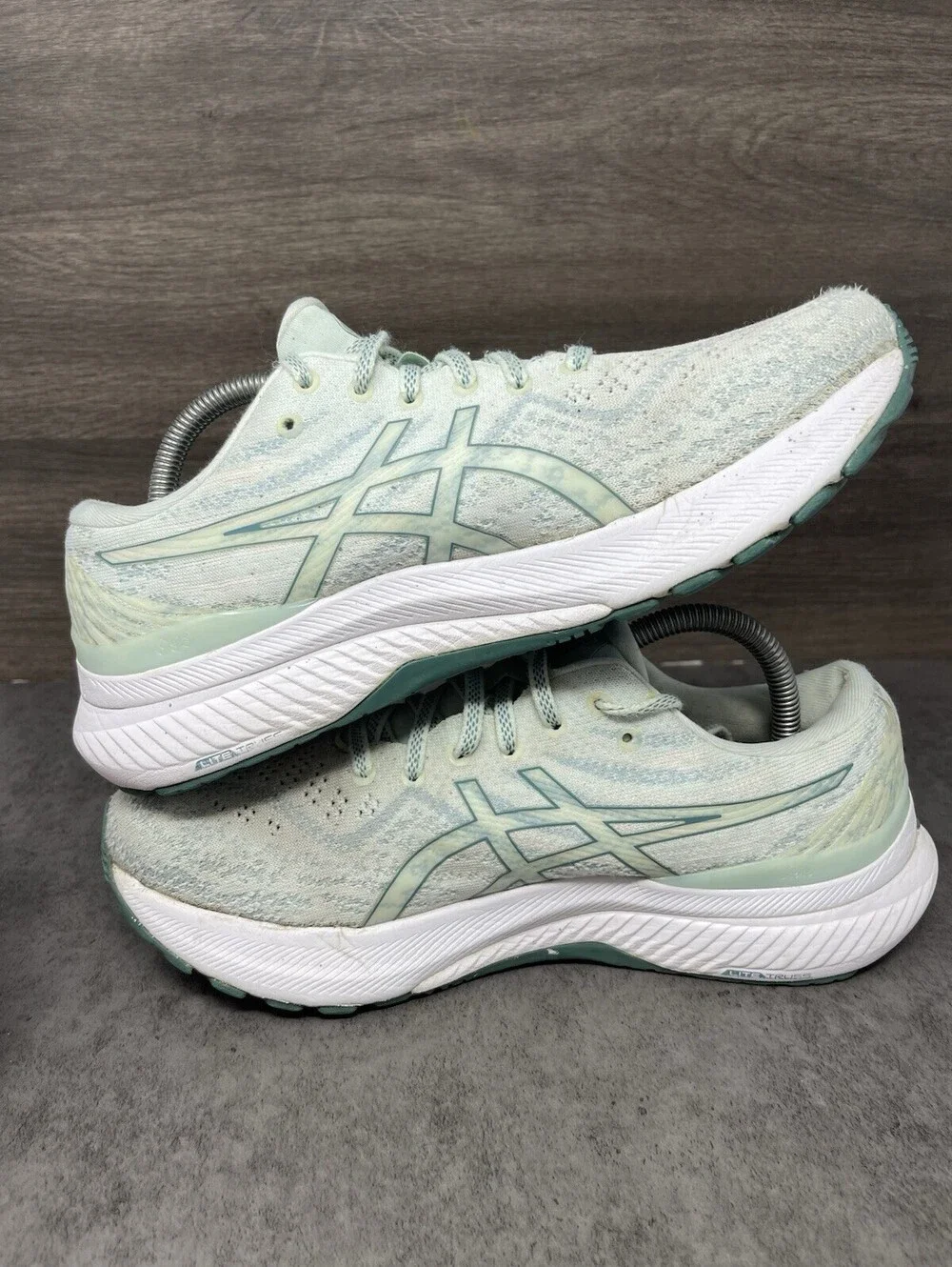 ASICS Gel Kayano 29 Womens Size 9.5 White Mint FF Blast Plus Running 1012B272
